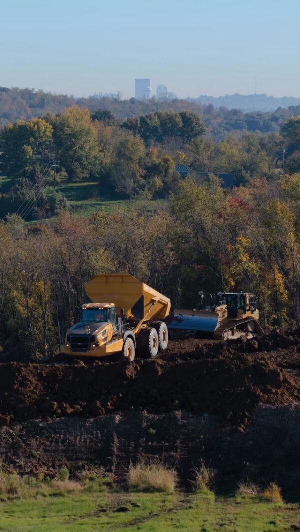 The work continues at the future site of South Fayette Elementary School as our crews…